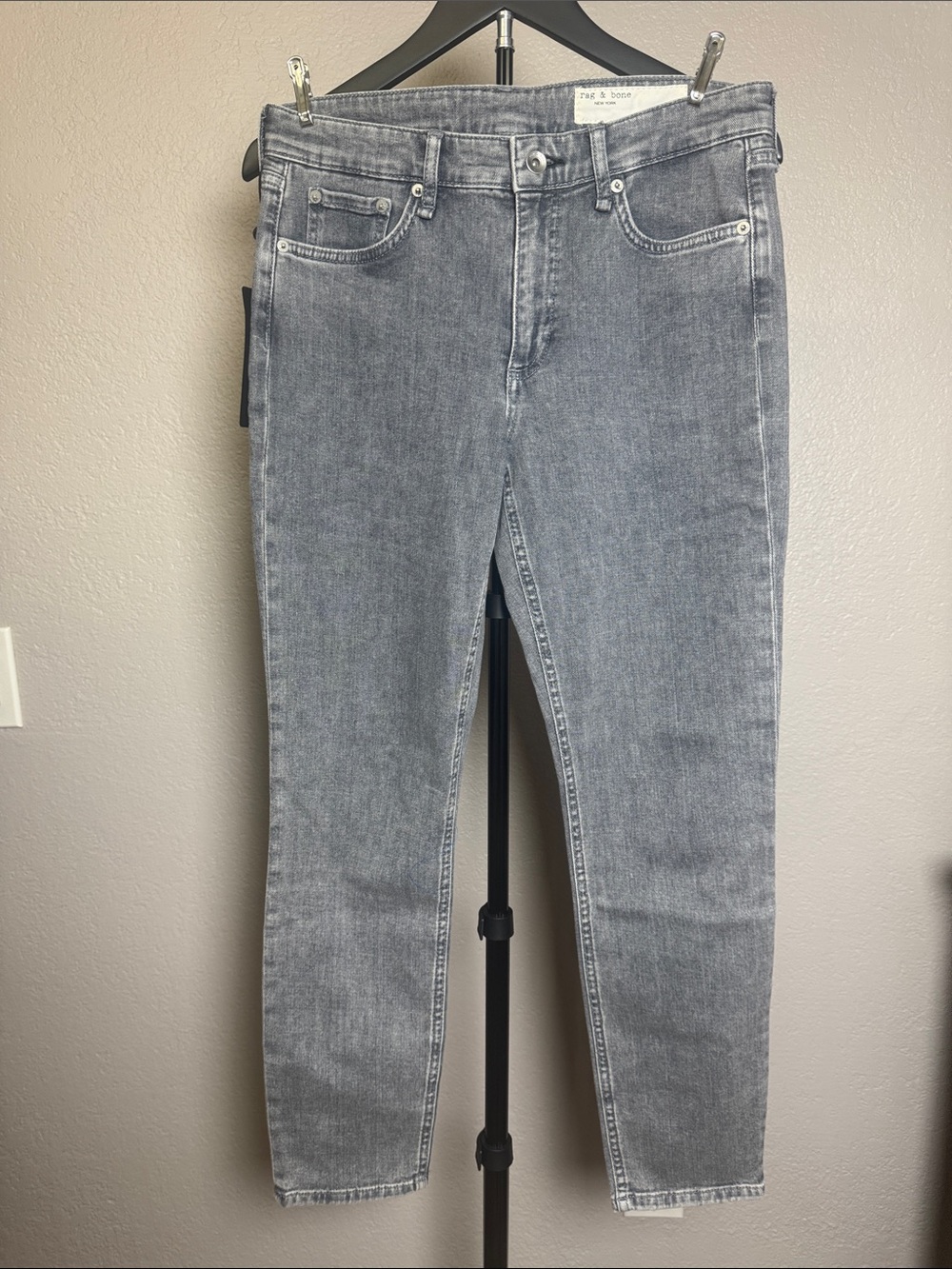 rag & bone Gray Ankle Skinny Jeans